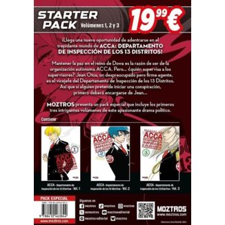 ACCA 13: Departamento de inspección de los 13 distritos Volume 1 to 3 Spanish Pack Manga