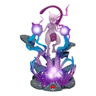 Mewtwo Deluxe Pokemon Statue with light
