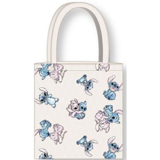 Cute Stitch & Angel Tote Bag Lilo & Stitch Disney