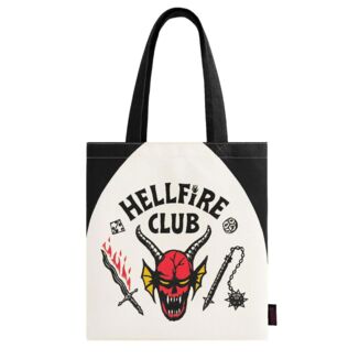 Hellfire Club Logo Tote Bag Stranger Things
