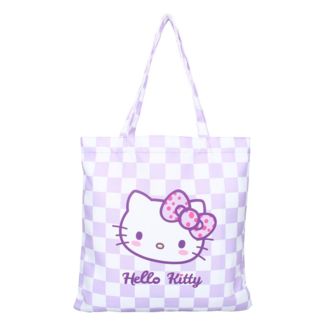 Bolsa de Tela Morada Cute Hello Kitty Sanrio