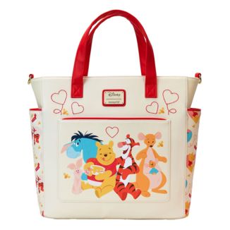 Bolso Tote Bag Mochila Convertible Amor Personajes Winnie The Pooh Disney Loungefly