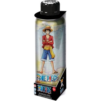 Monkey D. Luffy & Grand Line Map Stainless Steel Bottle One Piece 500 ml