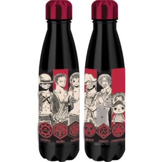 Botella de Acero Roja Mugiwara One Piece 500 ml