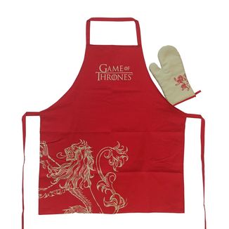 House Lannister Apron and Mitten Set Game Of Thrones