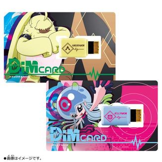 Dim Card V2 Angoramon & Jellymon Digimon Vital Bracelet