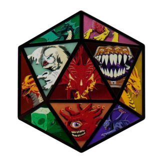 D20 Dungeons & Dragons Medallion