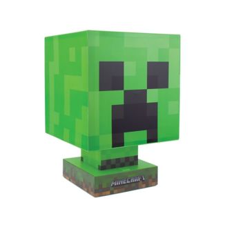 Lampara 3D Creeper Icon Minecraft sin puerto de carga