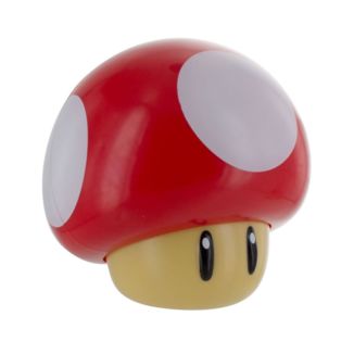 Lampara 3D con sonido Seta Roja Mushroom  Super Mario