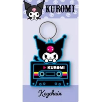 Llavero Casete Azul Kuromi Sanrio