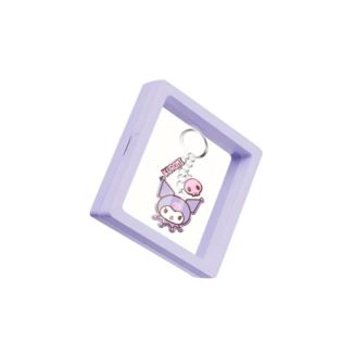 Purple Kuromi Metal Keychain Sanrio