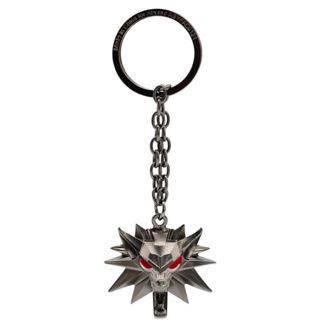 School of the Wolf Medallion Keychain The Witcher