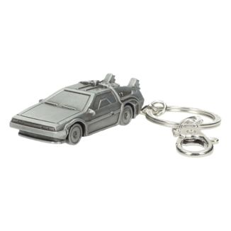 DeLorean Metal Keychain Back to the Future 7 cm