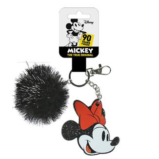 Minnie Mouse Pompom Keychain Disney 