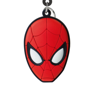 Spiderman Face Keychain Marvel Comics