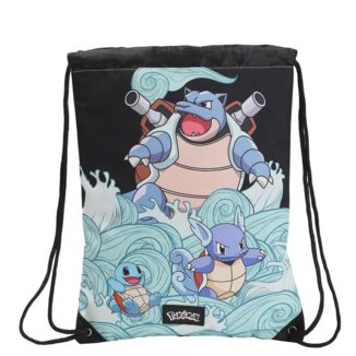 Mochila Saco Squirtle, Wartortle y Blastoise Pokémon Nintendo