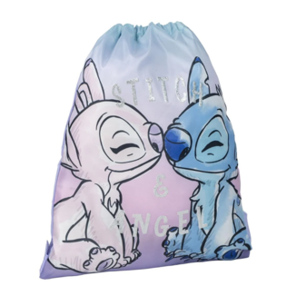 Stitch & Angel Backpack Sack Lilo & Stitch Disney