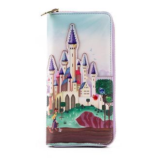 Sleeping Beauty Castle Purse Card Holder Disney Loungefly
