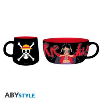 Monkey D. Luffy Set Gift Pack Mug 380 ml & Bowl 850 ml One Piece