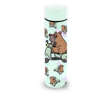 Capybara on Motorbike Steel Thermos Oh My Pop! 500 ml