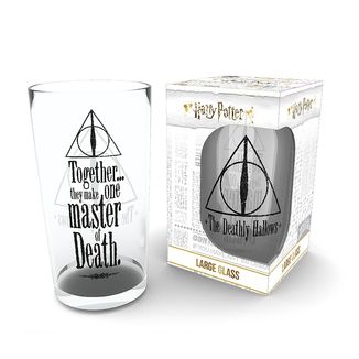 Deathly Hallows Glass Harry Potter 