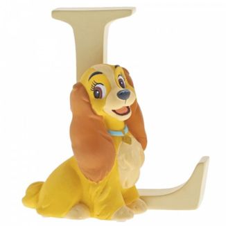 Letter L Queen Figure Lady and the Tramp Disney Enchanting Collection
