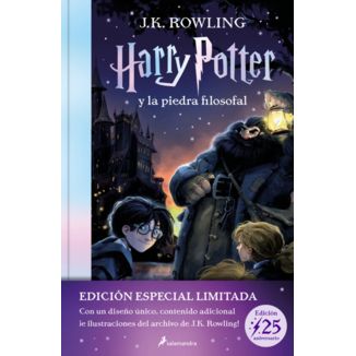 Libro Harry Potter y la Piedra Filosofal 25 Aniversario 