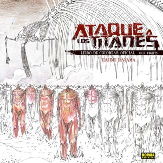 Ataque a los Titanes #01 Spanish Colouring Book