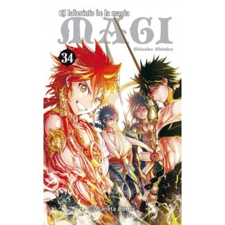MAGI El laberinto de la magia #34 Manga Oficial Planeta Comic (Spanish)