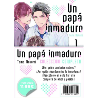 Un papá inmaduro Volume 1 to 2 Spanish Pack Manga
