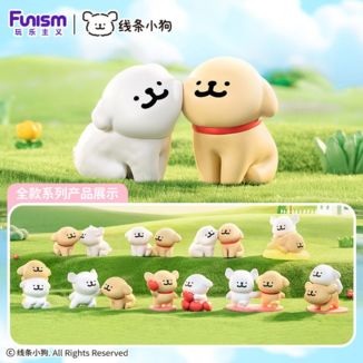 Maltese Happy Snuggling 2 Mini Figures Blind Box Funism (Random)