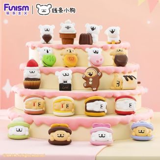 Maltese Puppy Face Sweet Box 3 Mini Figures Blind Box Funism (Random)
