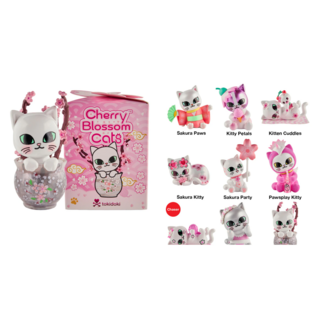 Blind Box Figura Cherry Blossom Cats Tokidoki (Aleatorio)