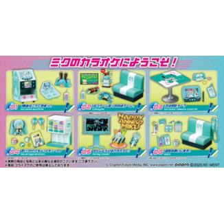 Hatsune Miku Karaoke Serie Figure Set Vocaloid Re-Ment (Complete Box)