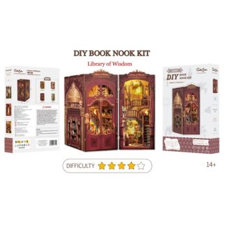 Library of Wisdom Book Nook DIY Diorama