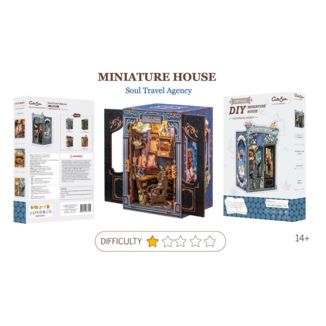 Miniature House: Soul Travel Agency Book Nook DIY Diorama