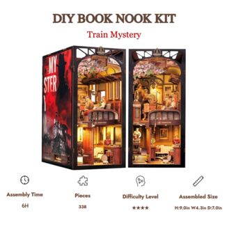 Diorama DIY Book Nook Mystery Train