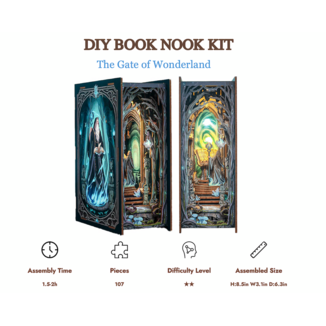 The Gate of Wonderland Book Nook DIY Diorama