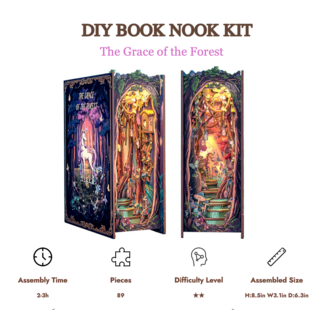 The Grace of the Forest Book Nook DIY Diorama