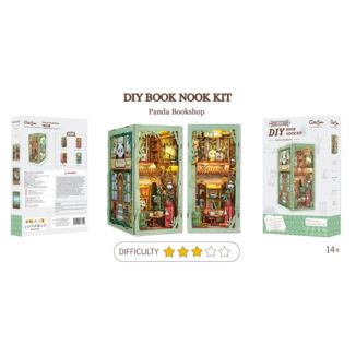 Panda Bookshop Book Nook DIY Diorama