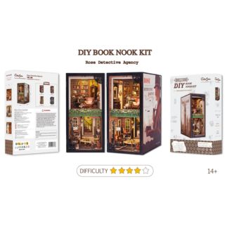 Rose Detective Agency Book Nook DIY Diorama