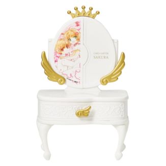 Furniture with Mirror Piccolo Dresser White Version Figure Card Captor Sakura