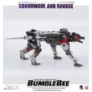 Figura DLX Soundwave & Ravage Transformers Bumblebee Set
