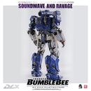 DLX Soundwave & Ravage Figure Transformers Bumblebee Set