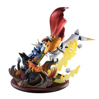 Figura Omegamon vs Diabolomon Digimon Adventure Children's War Game VS Series