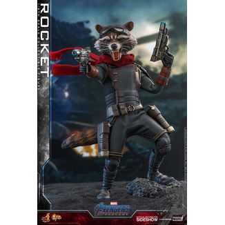 Figura Rocket Vengadores Endgame Marvel Comics Movie Masterpiece