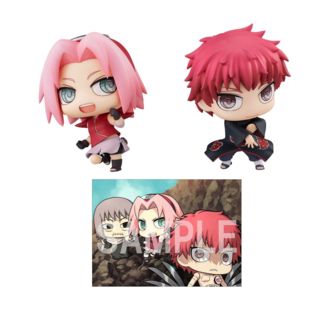 Figura Sakura & Sasori DX Naruto Shippuden Chimimega Buddy Series
