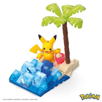 Pikachu's Beach Splash Construct Set Pokémon Mega Construx