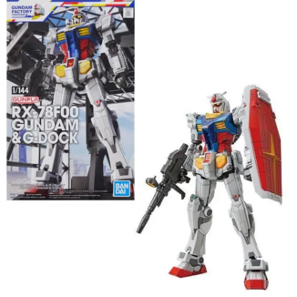 Model Kit RX-78F00 Gundam & G-Dock