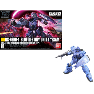 RX 79 BD 1 Blue Destiny Unit 1 EXAM Model Kit Gundam HGUC